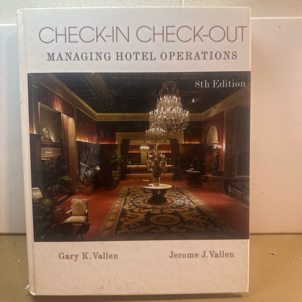 Check-In Check-Out: Managing Hotel Operations Book 9083